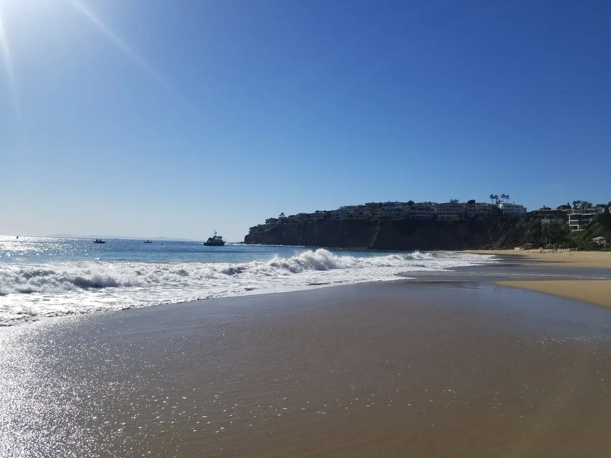 美国西海岸沙滩与海岸景观