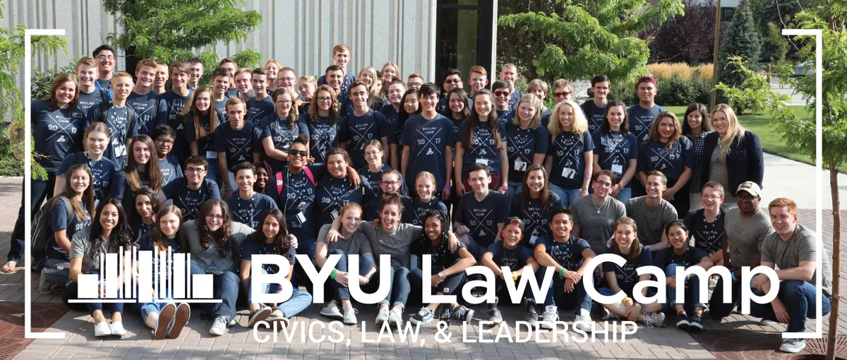 BYU 法律、公民与领导力夏令营学生集体合影