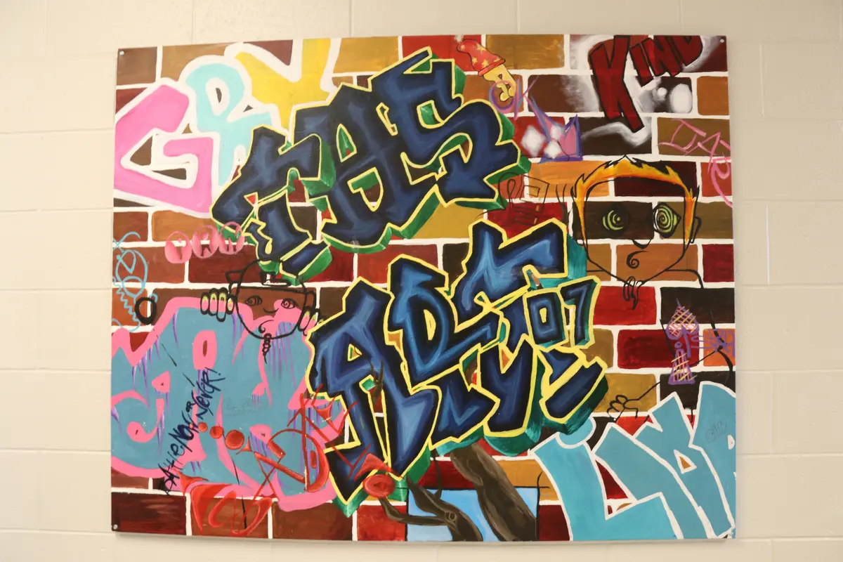 Timpanogos High School 学生艺术与校园涂鸦作品