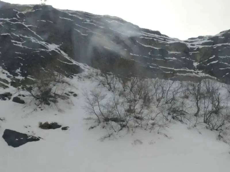 美国雪场与山地冬季景观