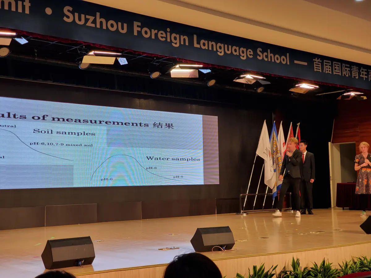 苏州外国语学校国际青年峰会学生学术展示